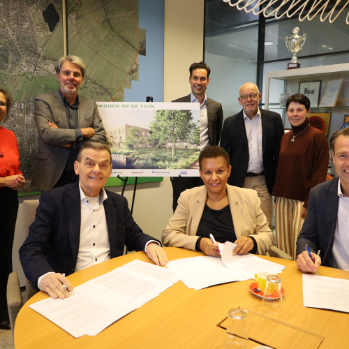 ondertekening Wonen op de Tuin Boskoop